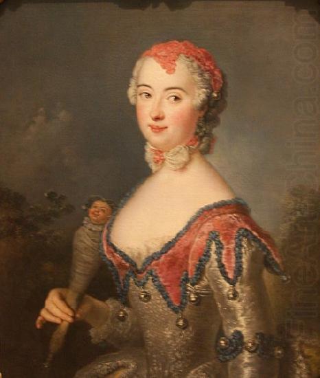 Portrait of Charlota Fredrika Sparre, antoine pesne